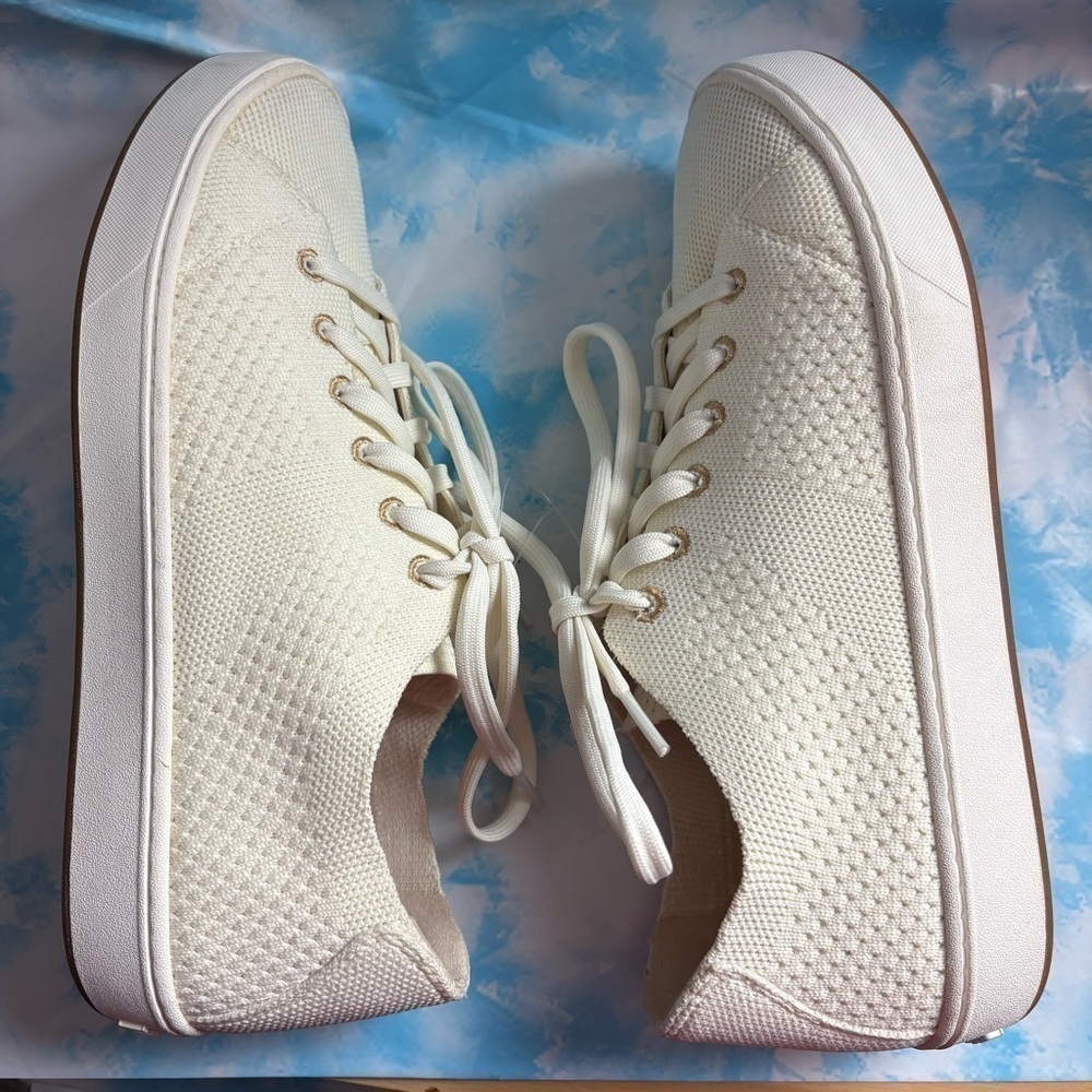 L.L bean Womens Eco Bay Knit Lace up Sneakers size 9 Medium - Picture 9 of 13